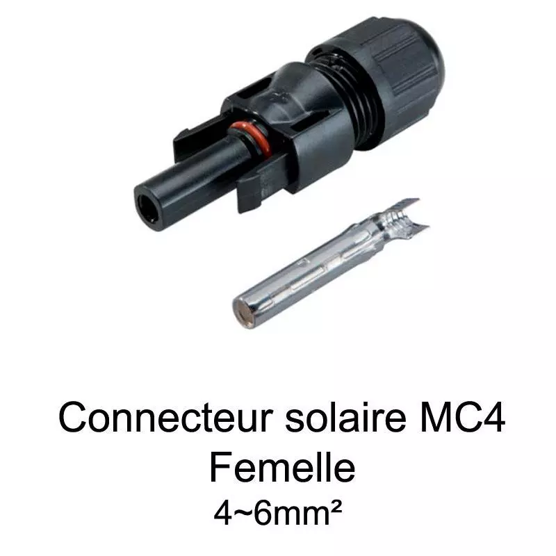 1 prise pour câbles de 4 à 6 mm² Connecteur solaire Connecteur MC4 Original 