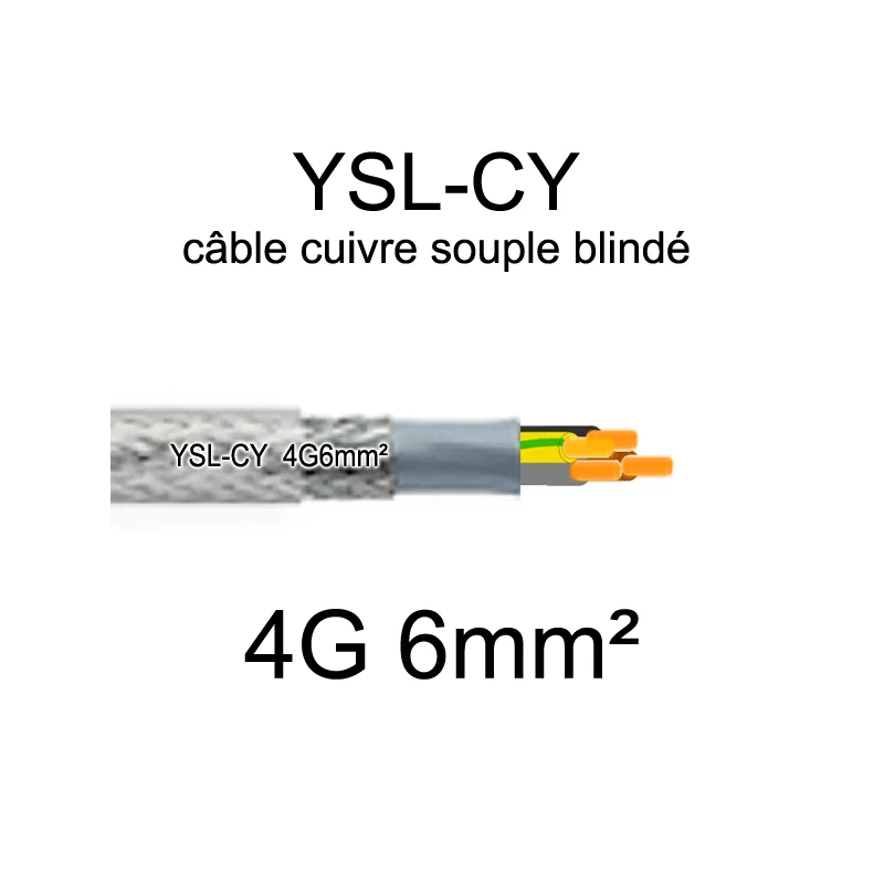Câble électrique blindé YSL-CY
