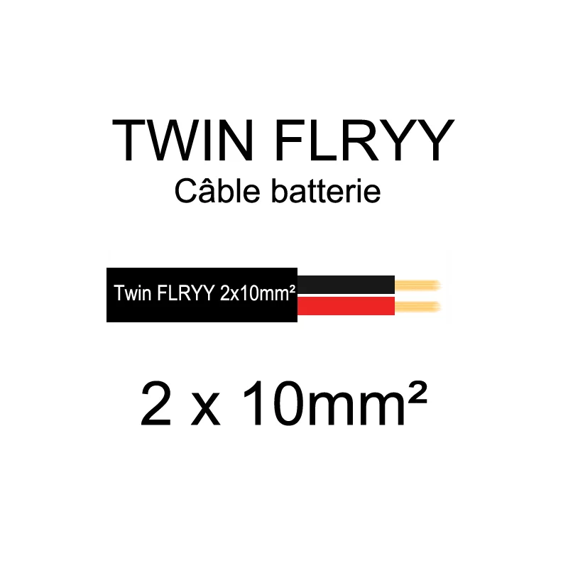 TWIN-FLRYY Câble batterie double