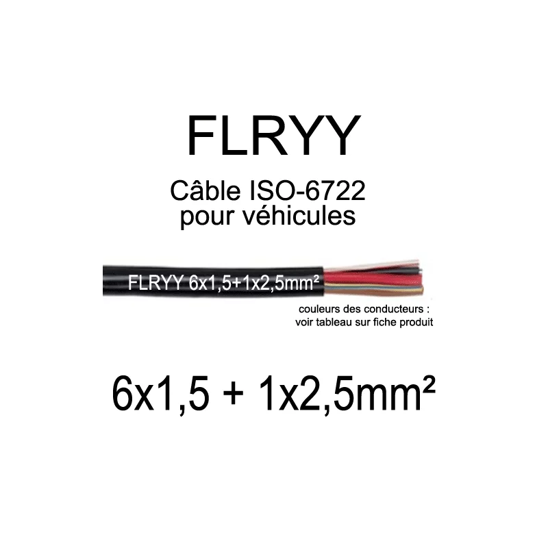 Câble véhicules et remorques - FLRYY