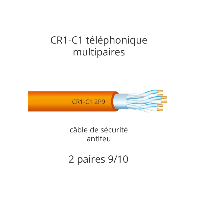 Câble téléphonique CR1-C1 multipaires