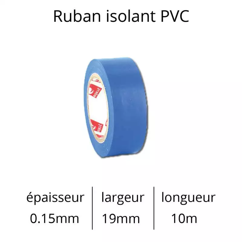 Ruban isolant PVC couleur