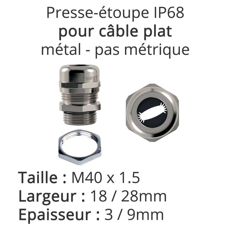 Lot De 60 Presse-Étoupes IP68 Réglables 3-15mm - Passe-Câbles Étanches Gris Pour M12 à M24