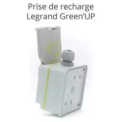 Pack LEGRAND Prise Green up - 090471 + Disjoncteur différentiel 410754 -  Prises renforcées - Carplug