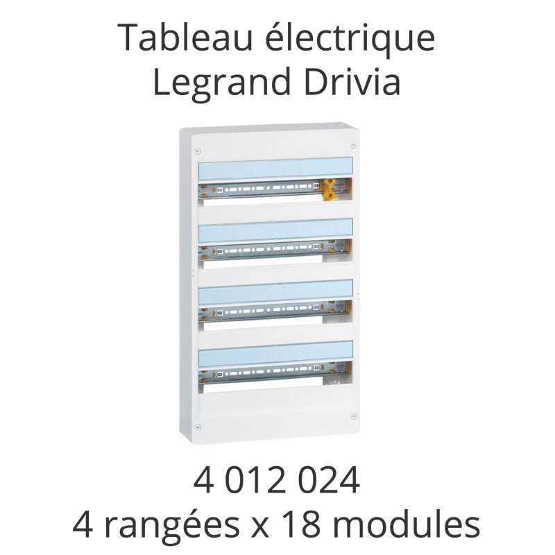 Tableau Legrand Drivia 13 et 18 modules