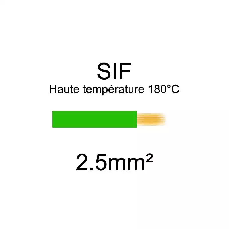 Fil souple haute température type SIF ( ou SIaF )