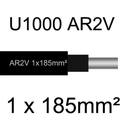 câble électrique aluminimum AR2V 1x185mm2